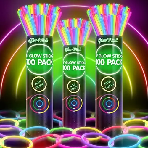 Glow Mind 300 Ultra Bright Party Glow Sticks